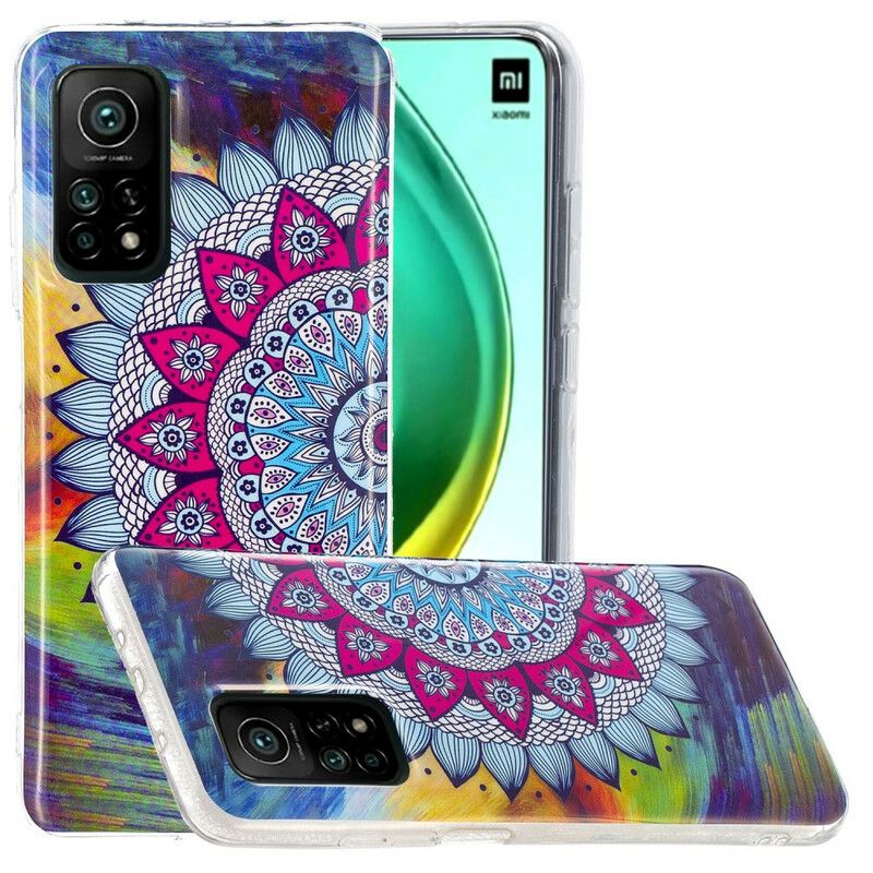 Kryt Xiaomi Mi 10T / 10T Pro Fluorescenčná Farebná Mandala