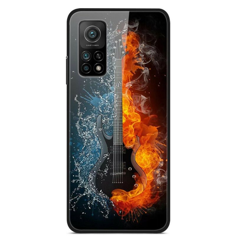 Kryt Xiaomi Mi 10T / 10T Pro Gitara Z Tvrdeného Skla