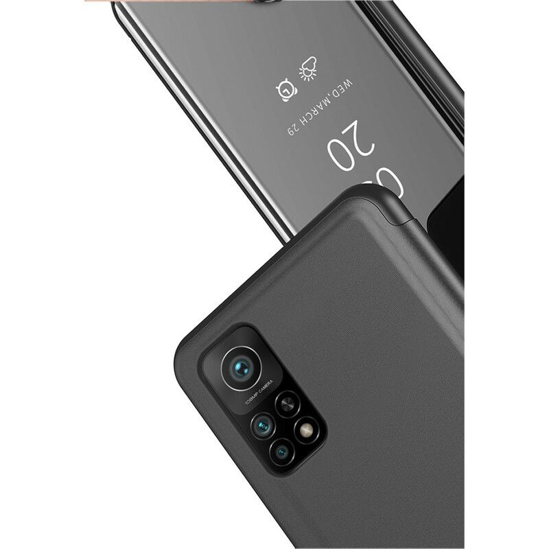 Kryt Xiaomi Mi 10T / 10T Pro Zrkadlo A Umelá Koža