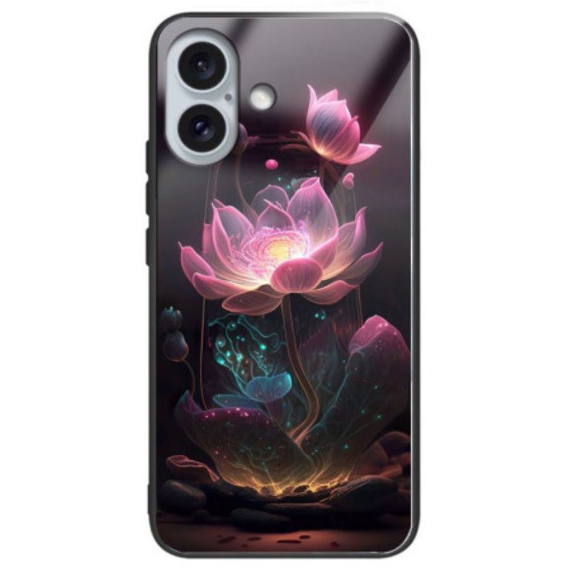 Kryt iPhone 16 Plus Tvrdené Sklo Lotus Rose