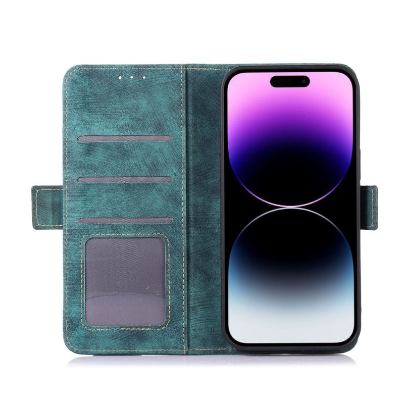 Puzdro iPhone 16 Plus Vintage Suede Effect Abeel