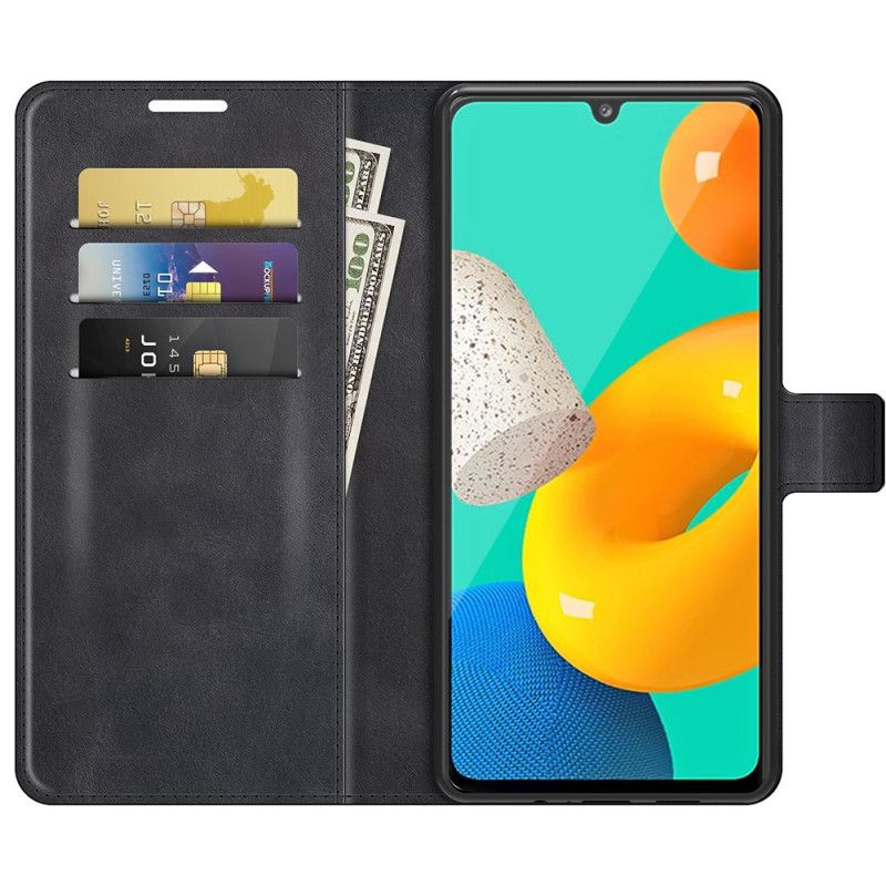 Flipové Puzdro Samsung Galaxy M32 Faux Leather Slim