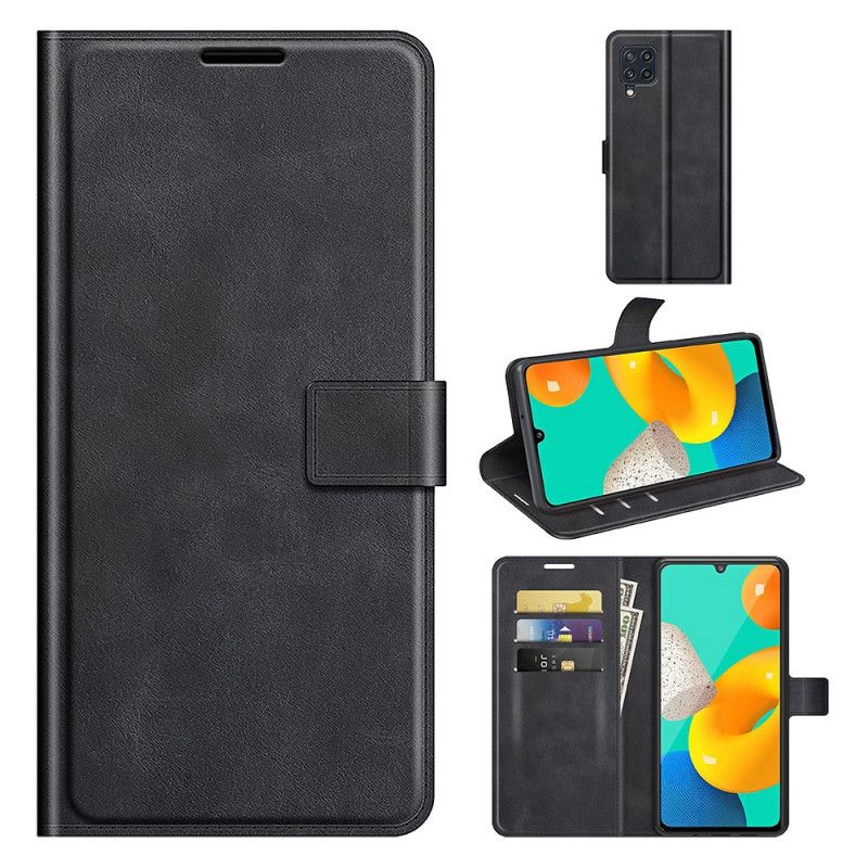 Flipové Puzdro Samsung Galaxy M32 Faux Leather Slim