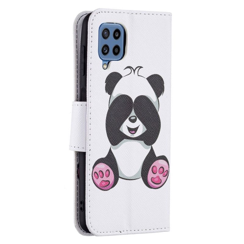 Kožené Puzdro Samsung Galaxy M32 Panda Zábava