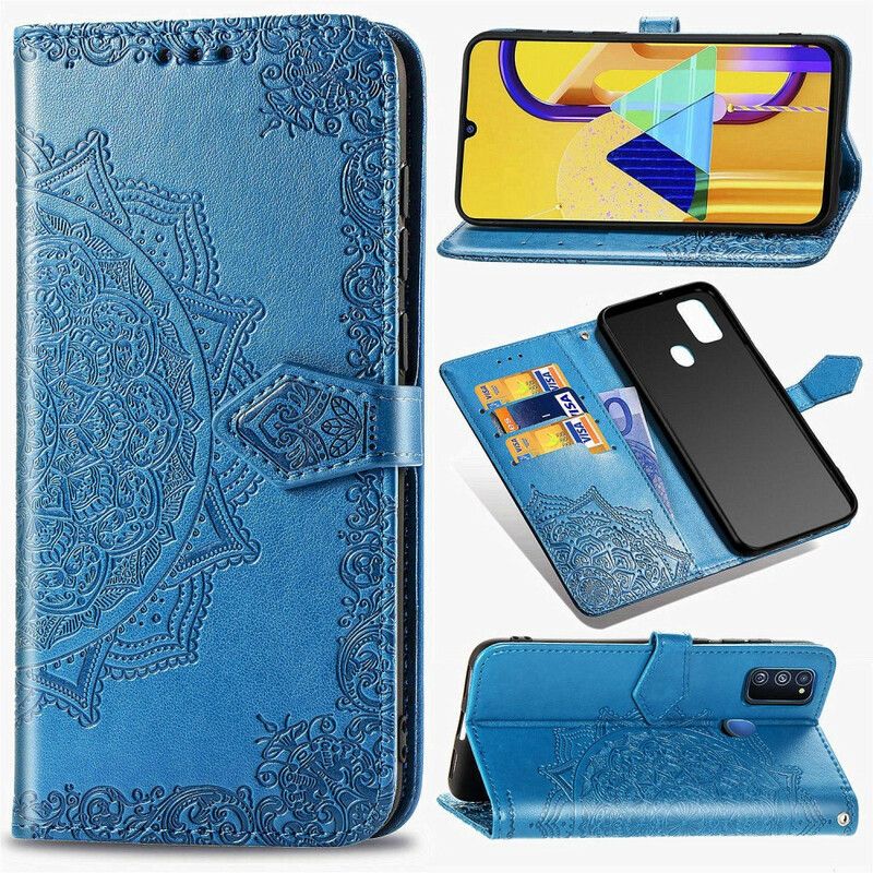 Kožené Puzdro Samsung Galaxy M21 Mandala V Stredoveku