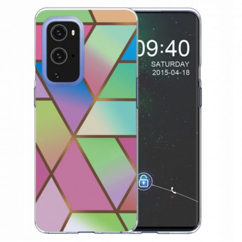 Kryt OnePlus 9 Geometrický Mramor