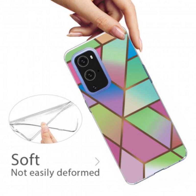 Kryt OnePlus 9 Geometrický Mramor