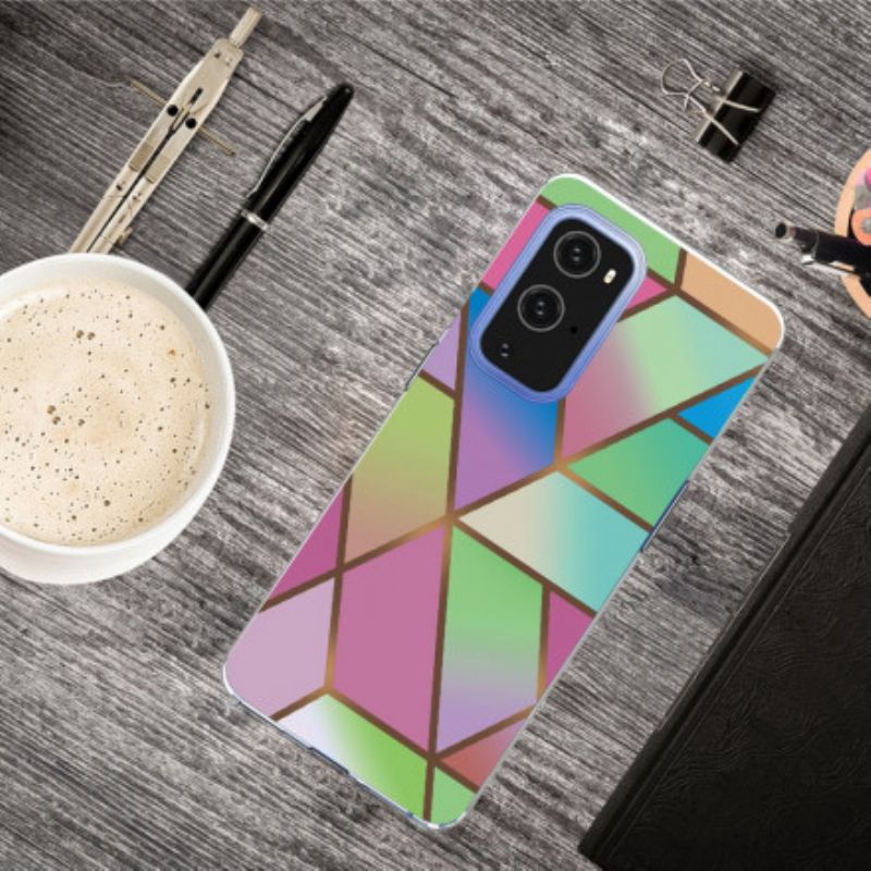 Kryt OnePlus 9 Geometrický Mramor