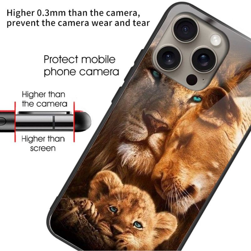 Kryt iPhone 16 Pro Tvrdené Sklo Lions