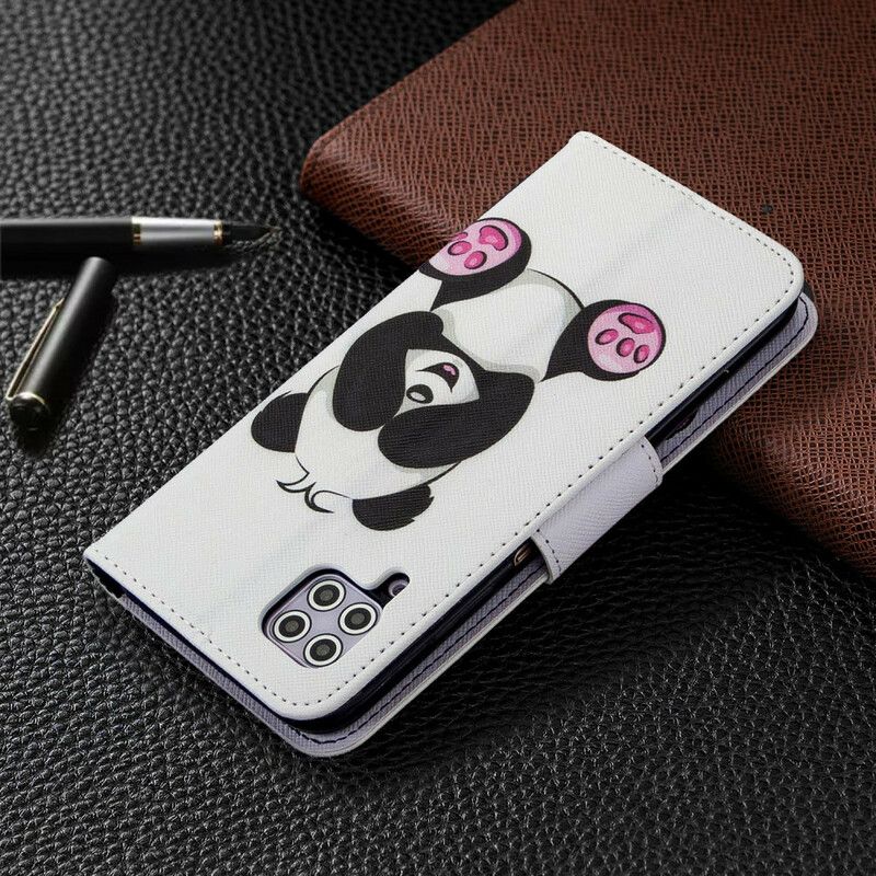 Kožené Puzdro Huawei P40 Lite Panda Zábava