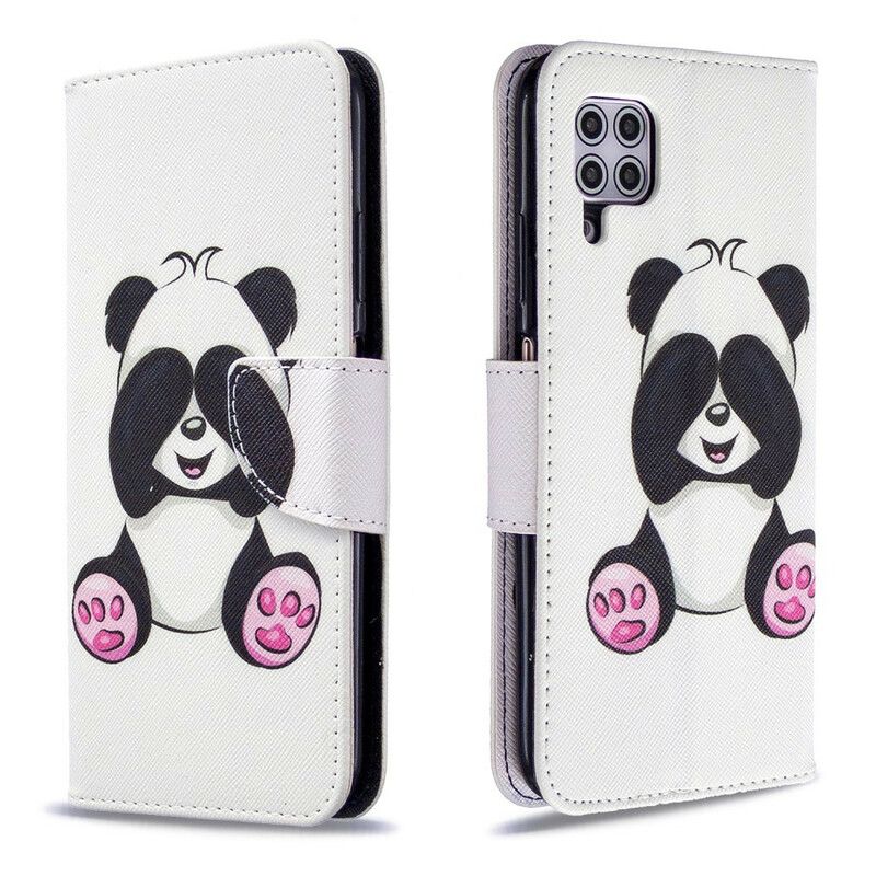 Kožené Puzdro Huawei P40 Lite Panda Zábava