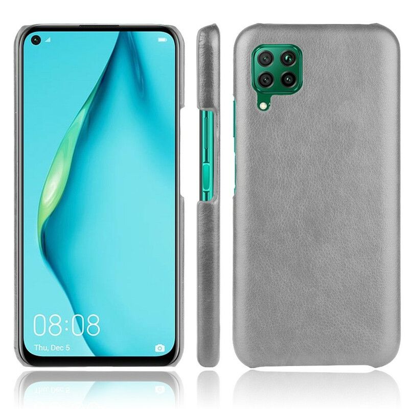 Kryt Huawei P40 Lite Litchi Performance Leather Effect