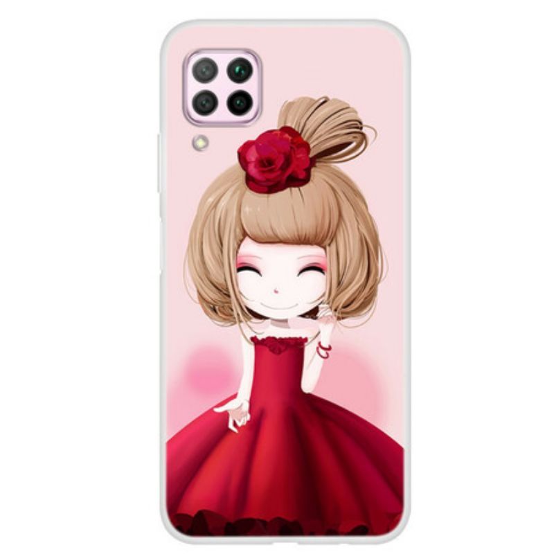 Kryt Huawei P40 Lite Manga Lady