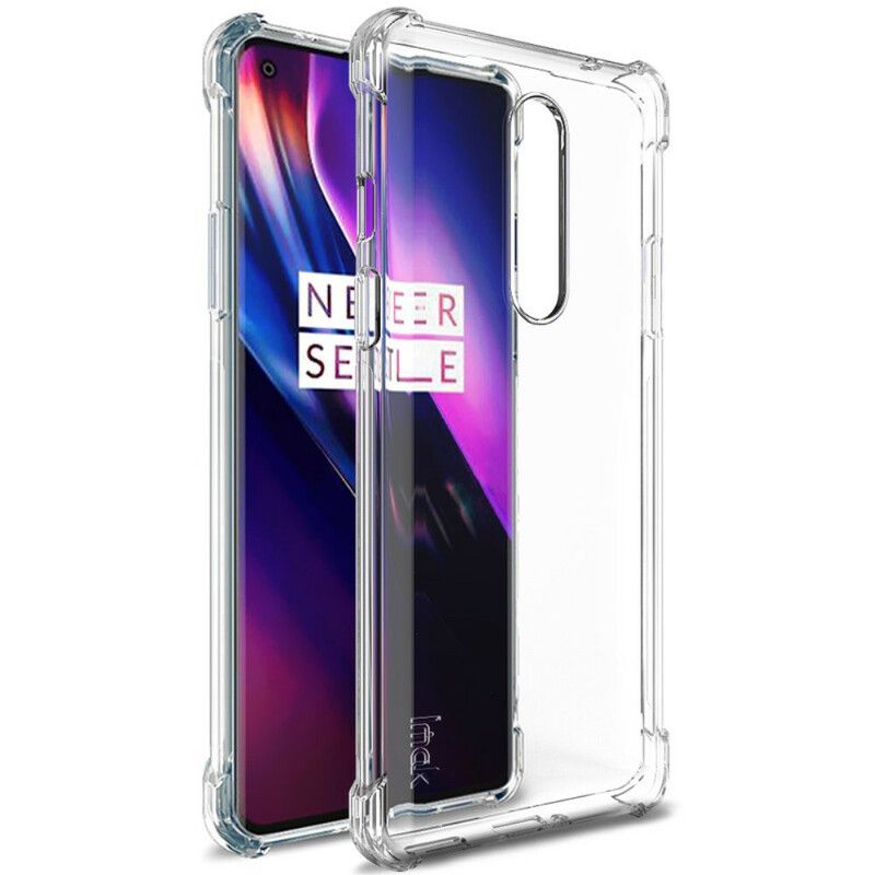 Kryt OnePlus 8 Flexibilný Silikón S Fóliou Pre Obrazovku Imak