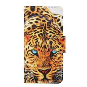 Kožené Puzdro iPhone 13 Pro Tiger S Lanyardom