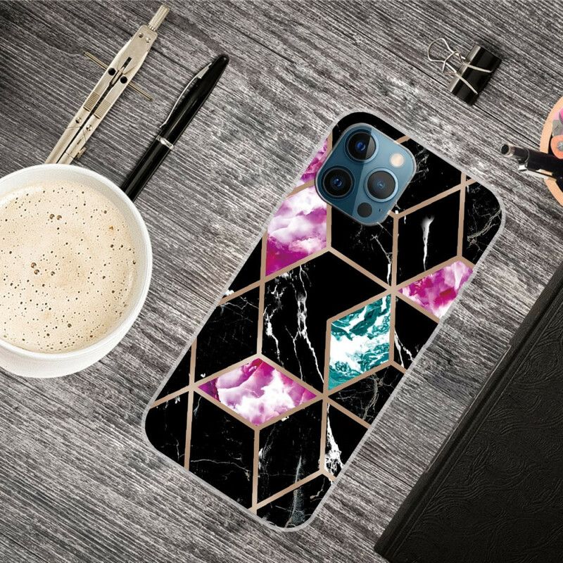 Kryt iPhone 13 Pro Decline Geometric Marble