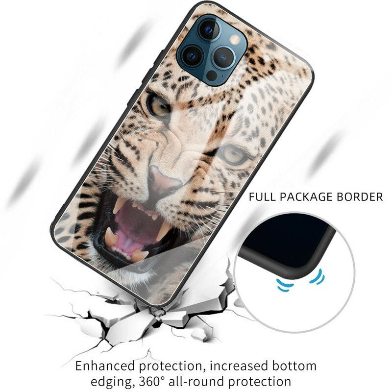 Kryt iPhone 13 Pro Leopardie Tvrdené Sklo