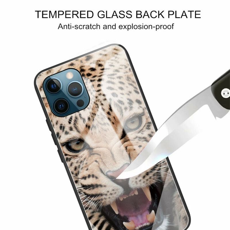 Kryt iPhone 13 Pro Leopardie Tvrdené Sklo