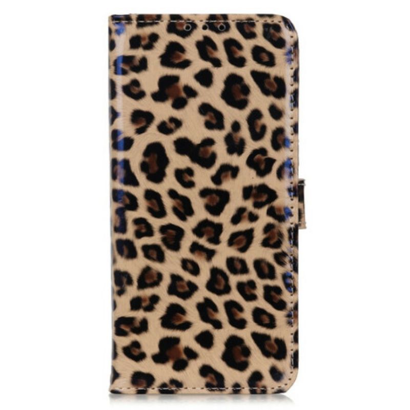 Peňaženkový Kryt iPhone 13 Pro Leopard