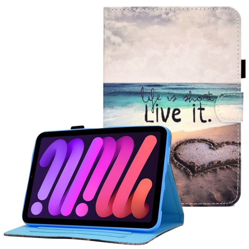 Flipové Puzdro iPad Mini 6 (2021) Live It Beach