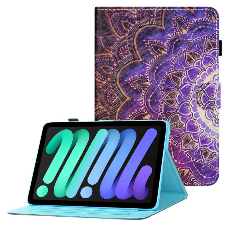 Kožené Puzdro iPad Mini 6 (2021) Mandala Umenie