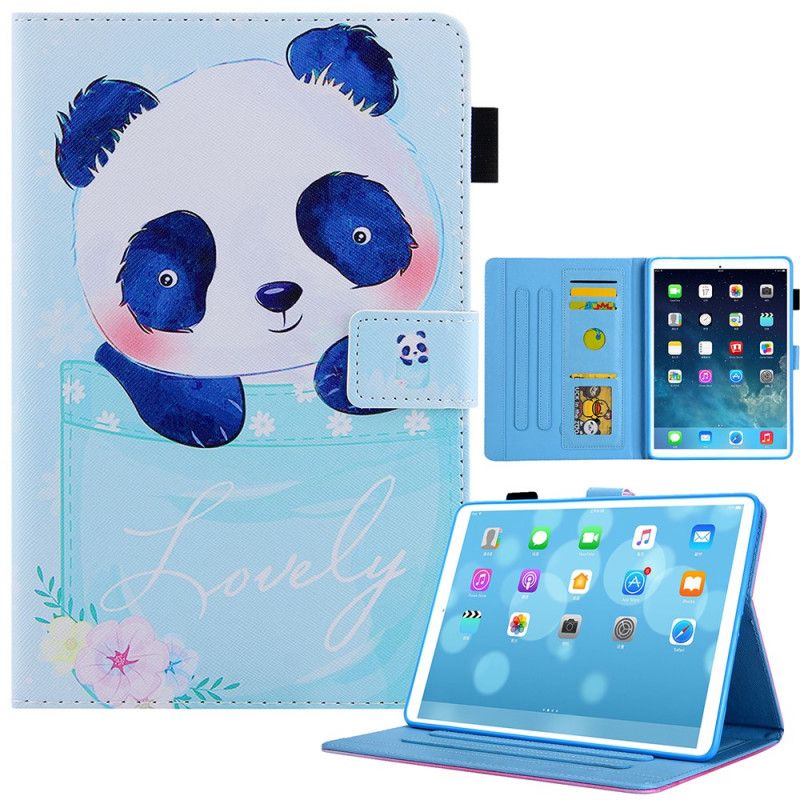 Kožené Puzdro iPad Mini 6 (2021) Roztomilá Panda