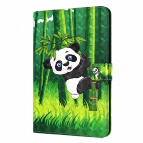 Kožené Puzdro iPad Mini 6 (2021) Svetlá Škvrna Panda