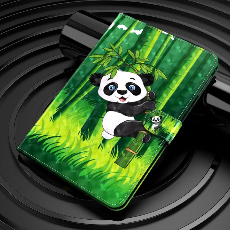 Kožené Puzdro iPad Mini 6 (2021) Svetlá Škvrna Panda