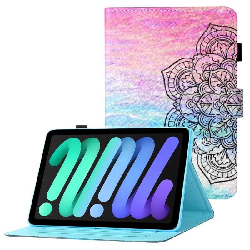 Peňaženkový Kryt iPad Mini 6 (2021) Grafická Mandala