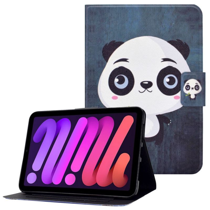 Peňaženkový Kryt iPad Mini 6 (2021) Roztomilá Panda