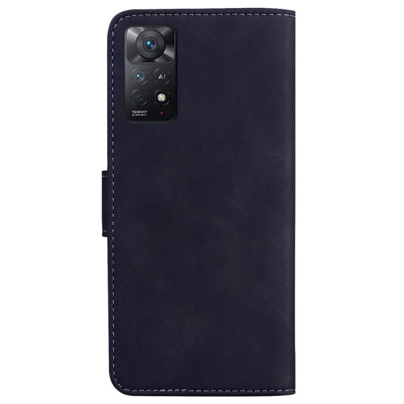 Kožené Puzdro Xiaomi Redmi Note 11 Pro / 11 Pro 5G Skin-touch Butterfly