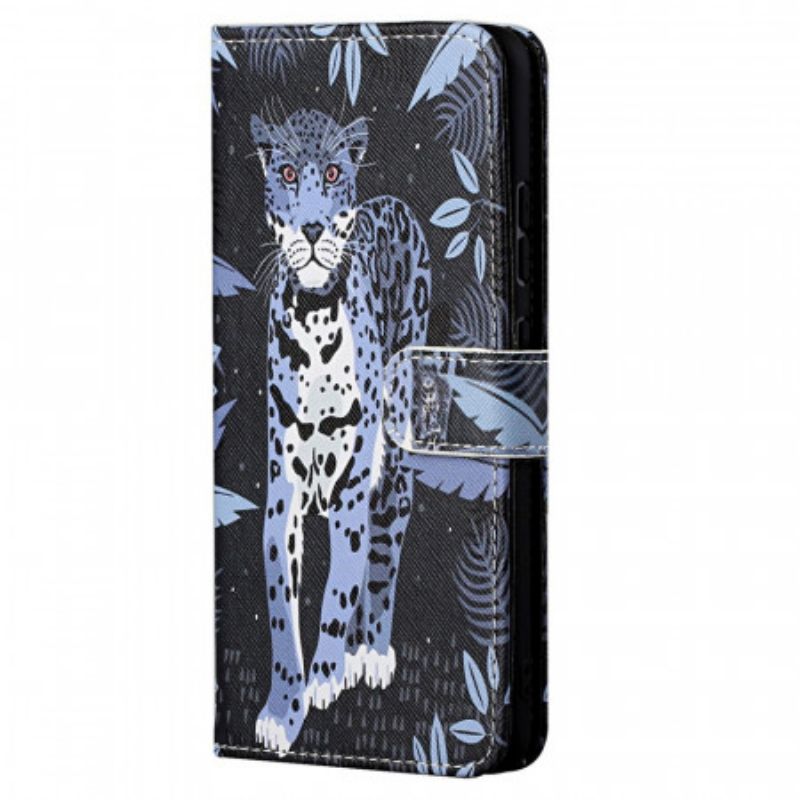 Kožené Puzdro Xiaomi Redmi Note 11 Pro / 11 Pro 5G Strappy Leopard