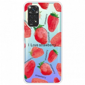 Kryt Xiaomi Redmi Note 11 Pro / 11 Pro 5G Jahody / I Love Strawberry