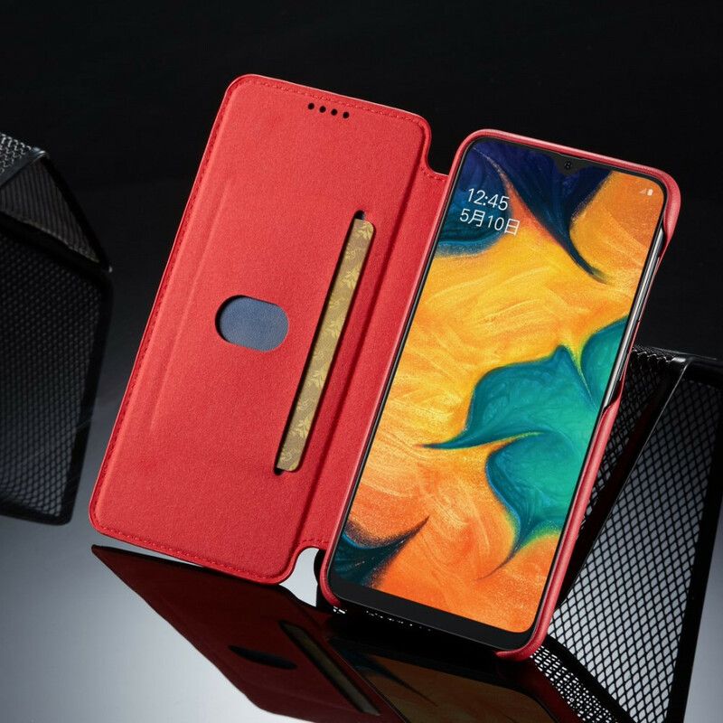 Flipové Puzdro Samsung Galaxy A30 Kožené Puzdro Kožený Efekt Lc.imeeke