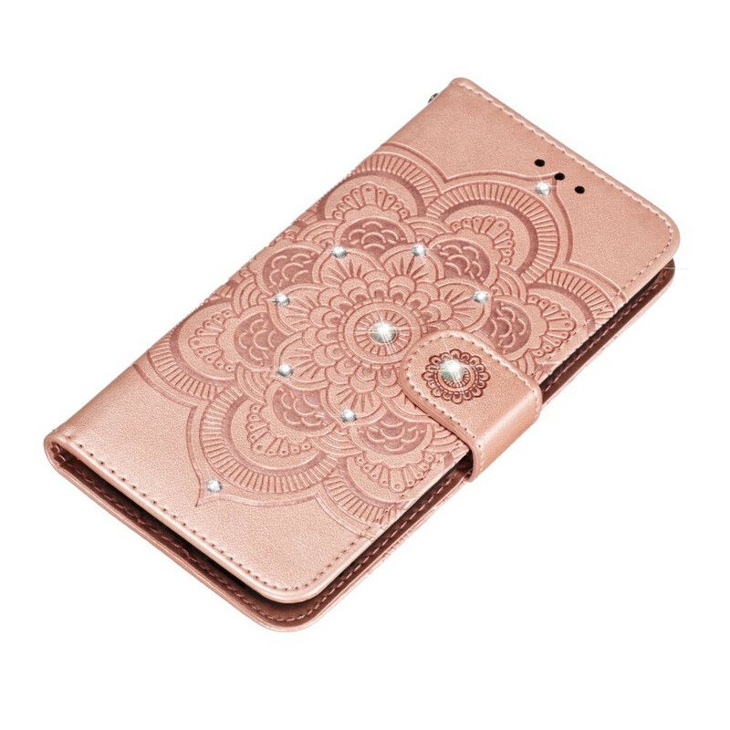 Kožené Puzdro Samsung Galaxy A30 Mandala A Diamanty