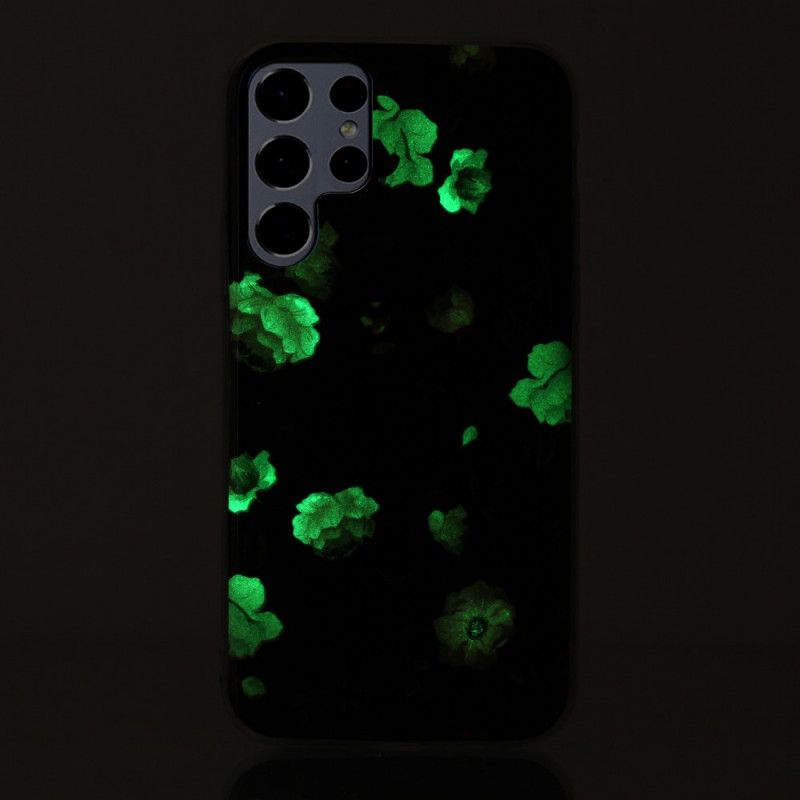 Kryt Samsung Galaxy S22 Ultra 5G Fluorescenčné Kvety Slobody