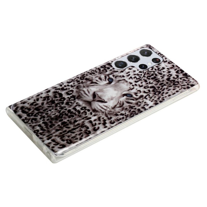 Kryt Samsung Galaxy S22 Ultra 5G Leopard Fluorescenčný