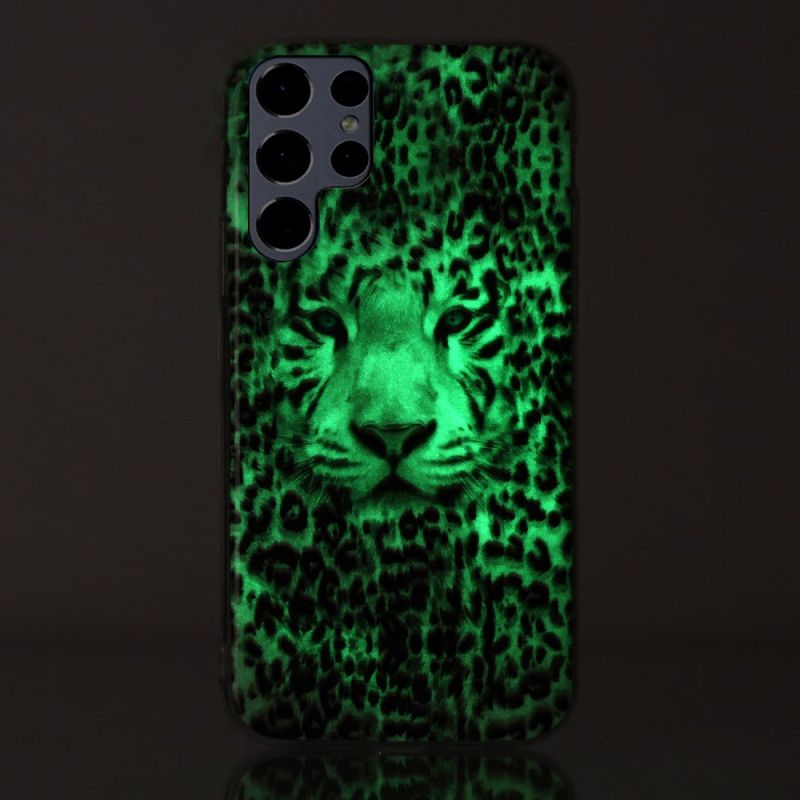 Kryt Samsung Galaxy S22 Ultra 5G Leopard Fluorescenčný