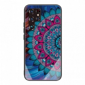 Kryt Samsung Galaxy S22 Ultra 5G Mandala Tvrdené Sklo