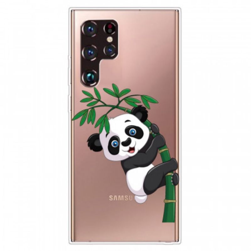 Kryt Samsung Galaxy S22 Ultra 5G Panda Na Bambuse