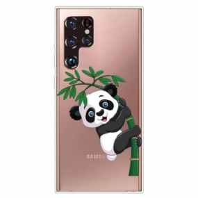 Kryt Samsung Galaxy S22 Ultra 5G Panda Na Bambuse