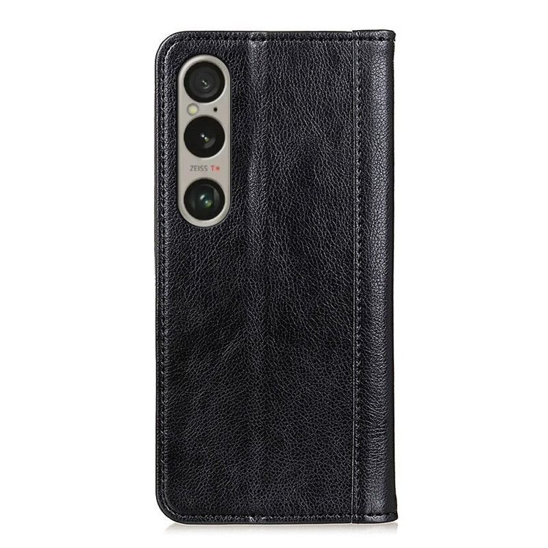 Kožené Puzdro Sony Xperia 1 Vi Vintage Štiepaná Koža