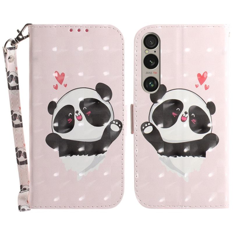 Puzdro Na Sony Xperia 1 Vi Panda Love S Popruhom