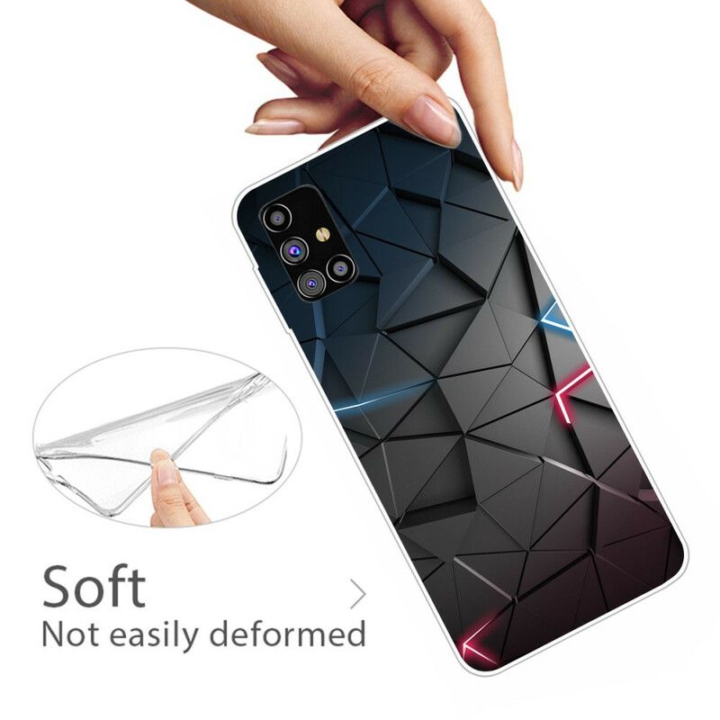 Kryt Samsung Galaxy M51 Flexibilná Geometria