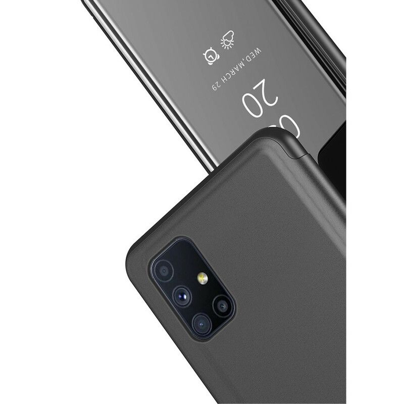 Kryt Samsung Galaxy M51 Zrkadlo A Umelá Koža