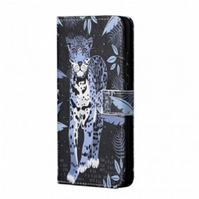 Kožené Puzdro Samsung Galaxy A13 5G / A04s Strappy Leopard