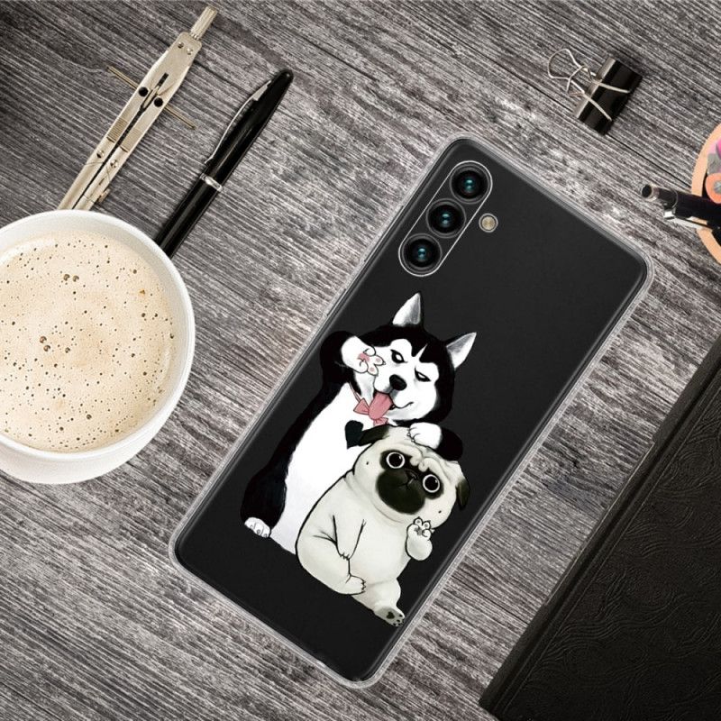 Kryt Samsung Galaxy A13 5G / A04s Funny Dogs