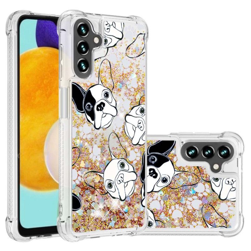 Kryt Samsung Galaxy A13 5G / A04s Pán Dog Sequins