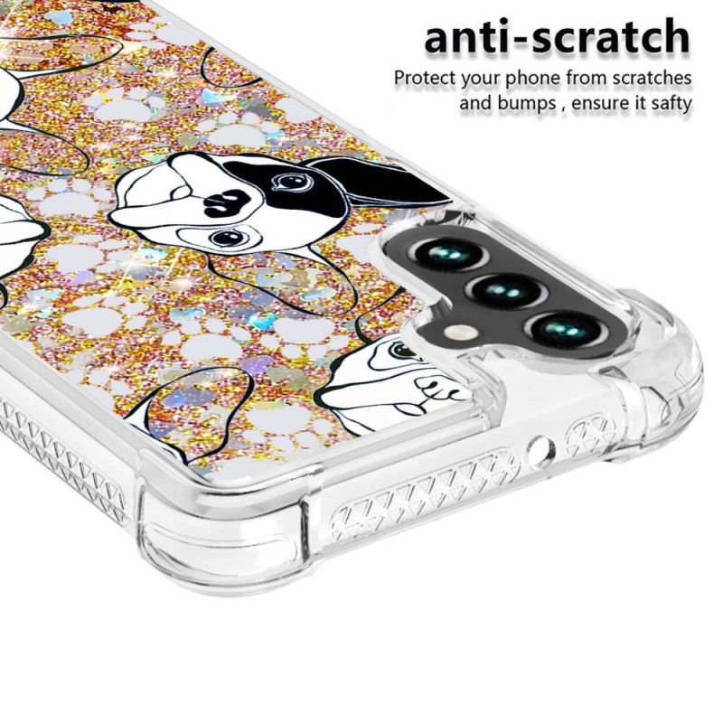 Kryt Samsung Galaxy A13 5G / A04s Pán Dog Sequins