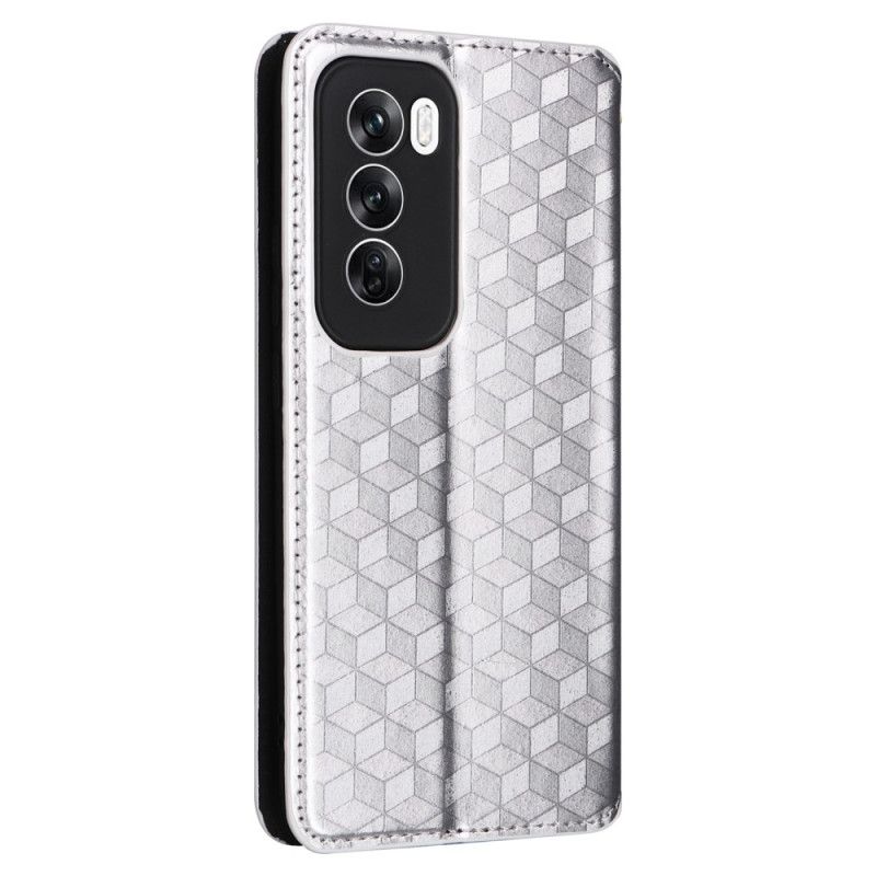 Kožené Puzdro Oppo Reno 12 5g 3d Diamanty